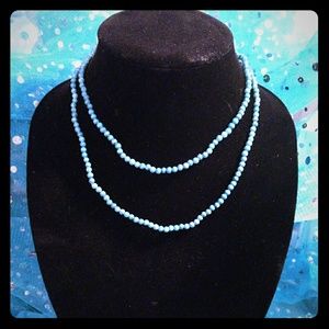 Turquoise bead necklace